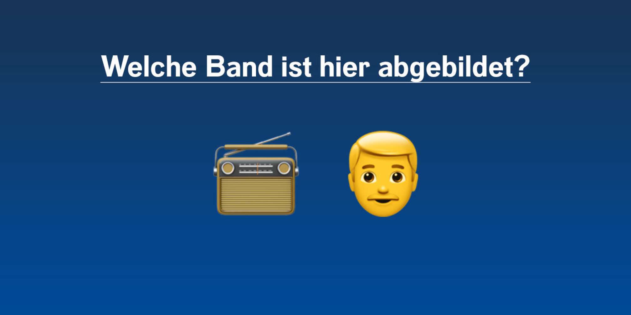 Das ROCK ANTENNE EmojiQuiz Erkennt ihr diese Songs und Bands?