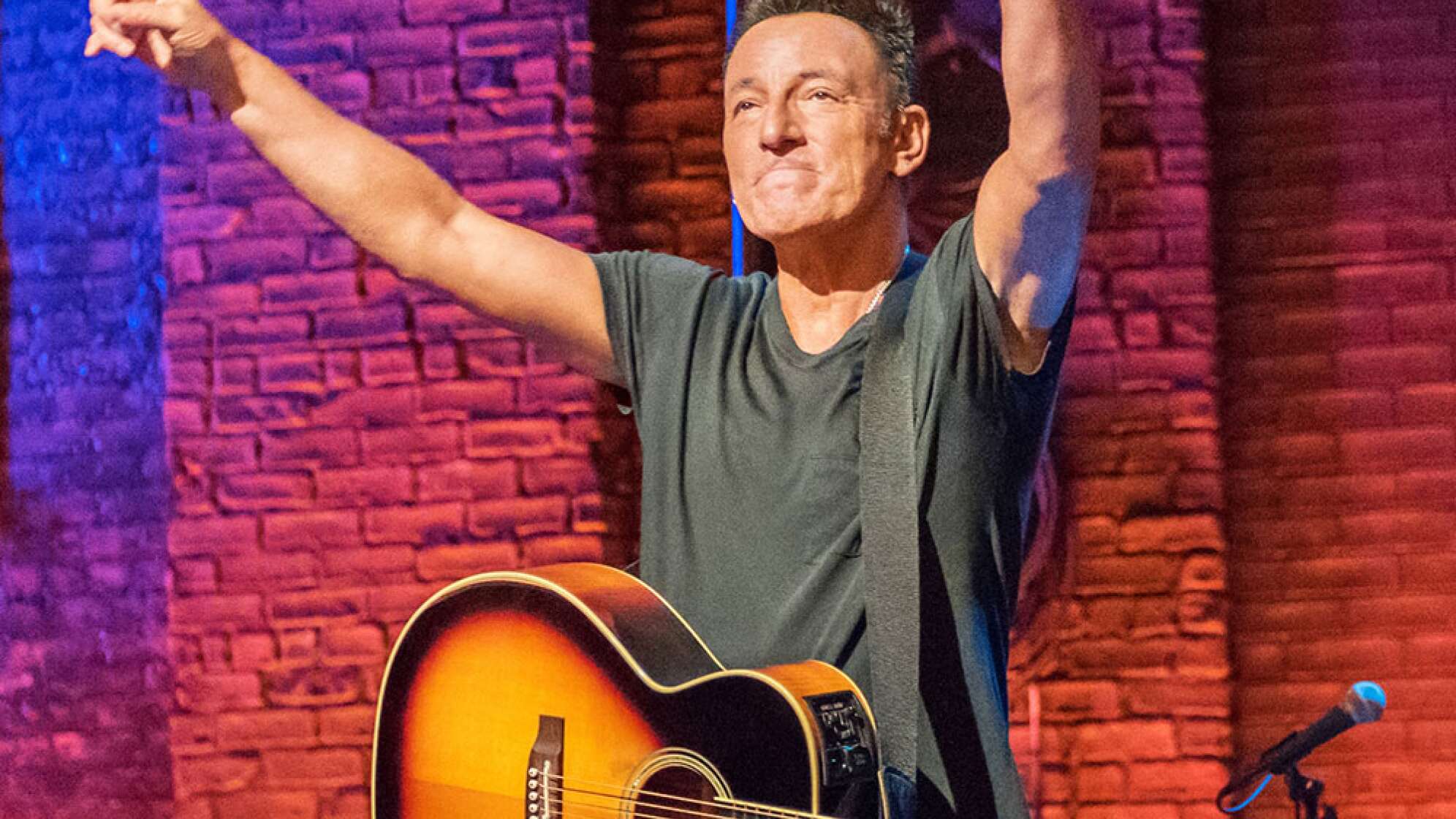 Bruce Springsteen beim Gitarrespielen