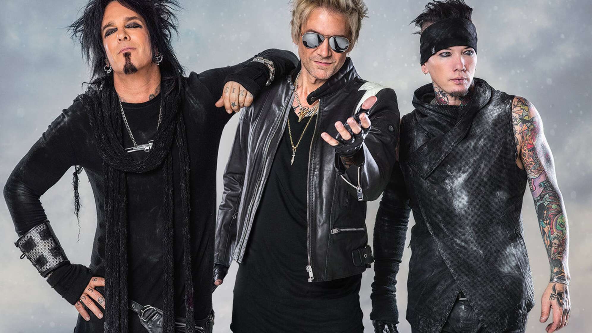 Nikki Sixx mit seiner Band Sixx