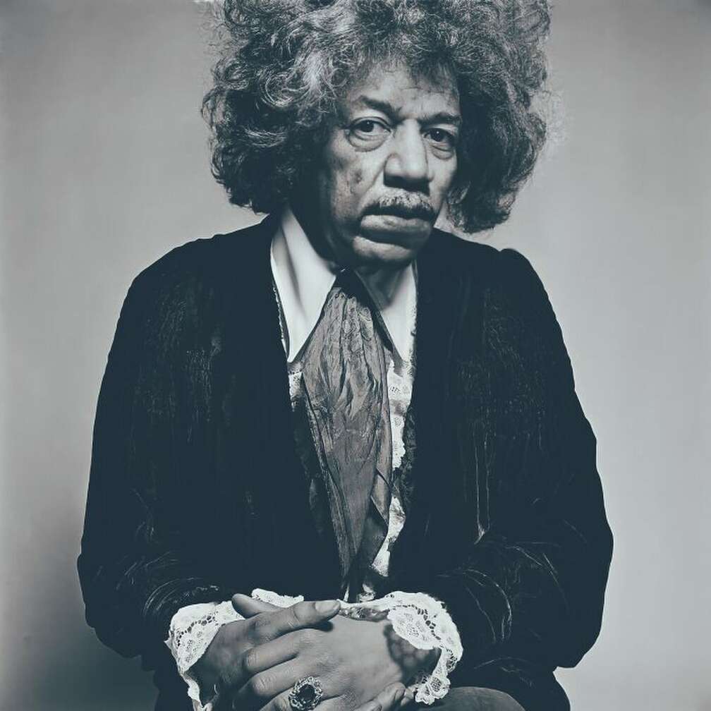 Künstlerportrait von Jimi Hendrix in älteren Jahren