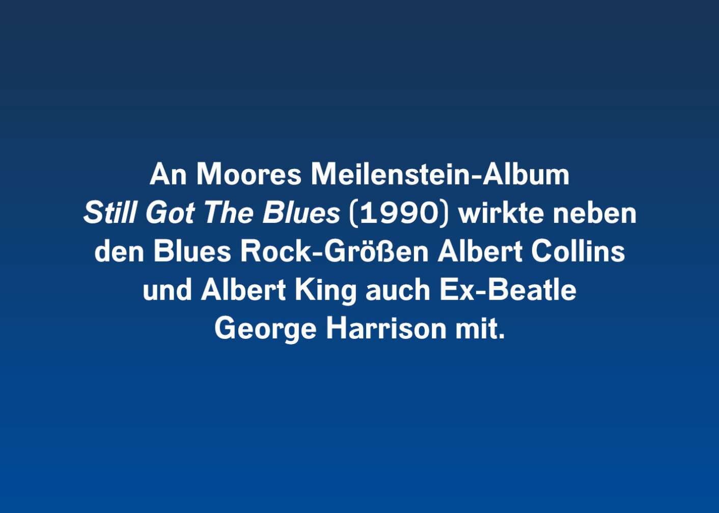 7 Fakten über Gary Moore