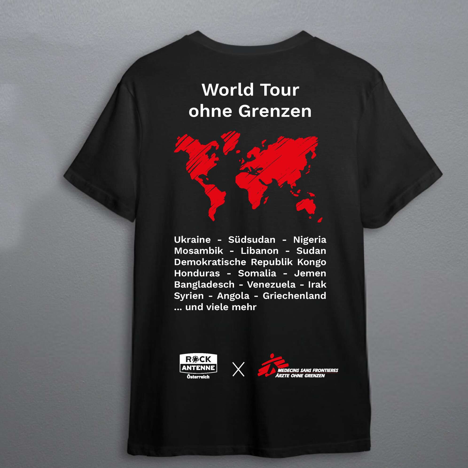 das Shirt der Rock ohne Grenzen Merchcollection