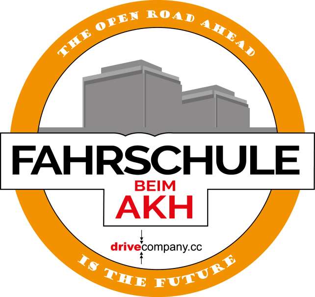 Logo der Wiener Fahrschule beim AKH