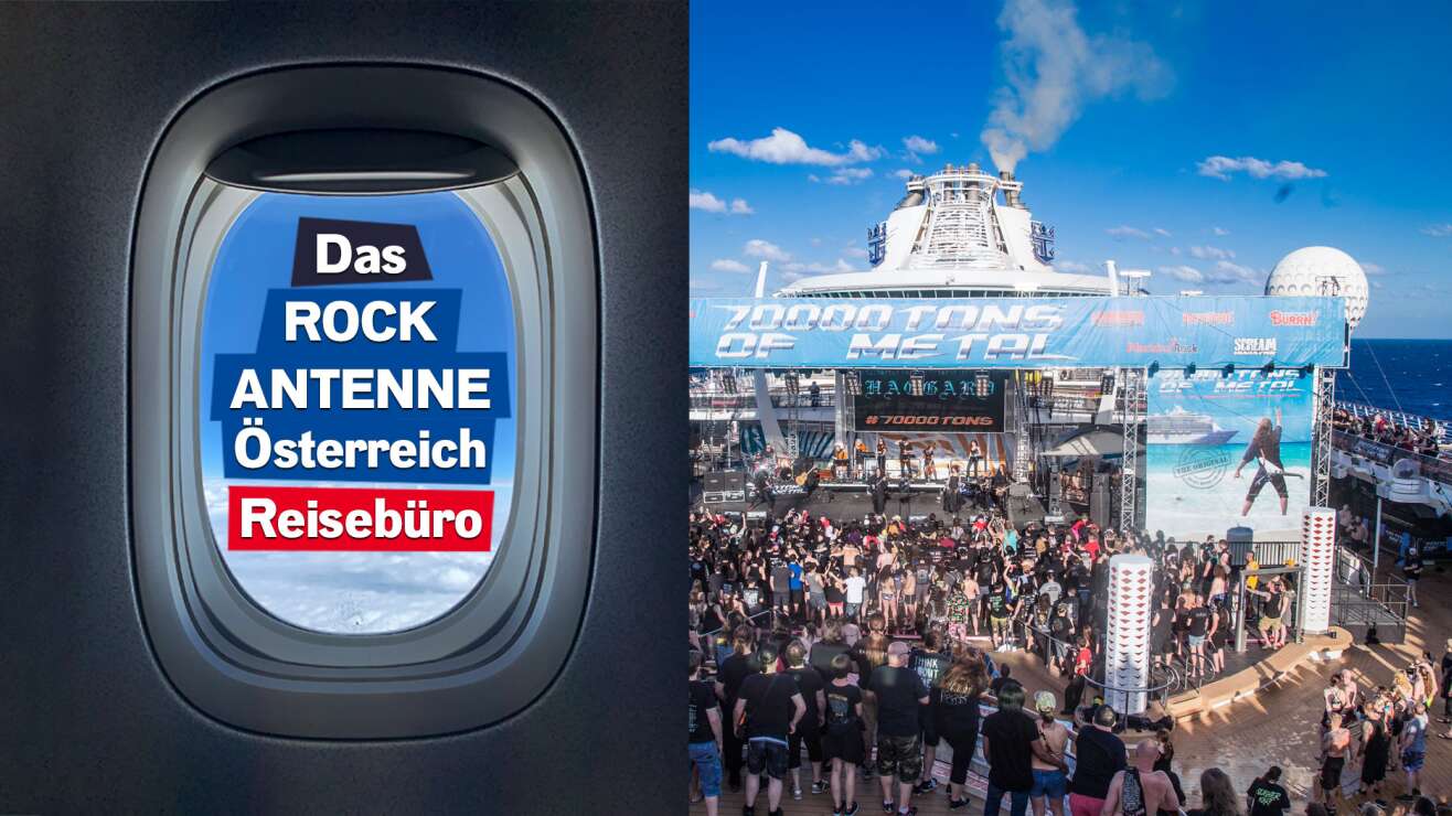 Das ROCK ANTENNE Österreich Reisebüro: Euer Trip zu den 70000 Tons of Metal!