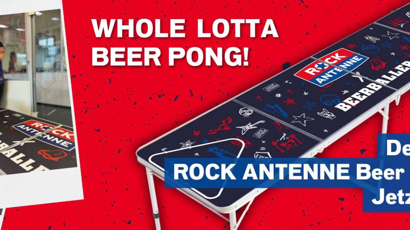 ROCK ANTENNE Österreich Beer Pong Tisch