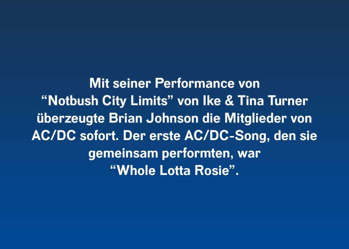 Fakten über AC/DC