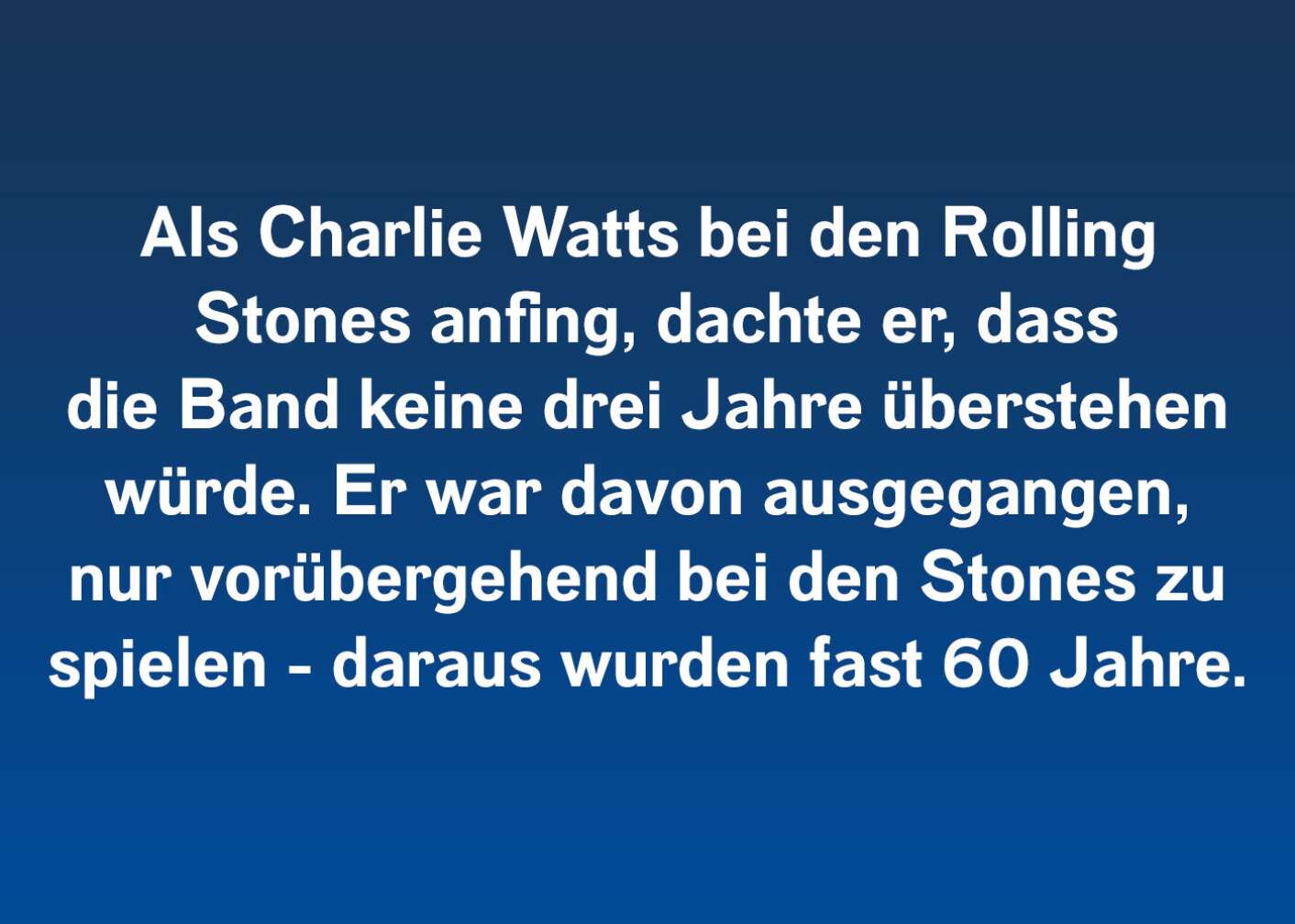 Fakten über Charlie Watts