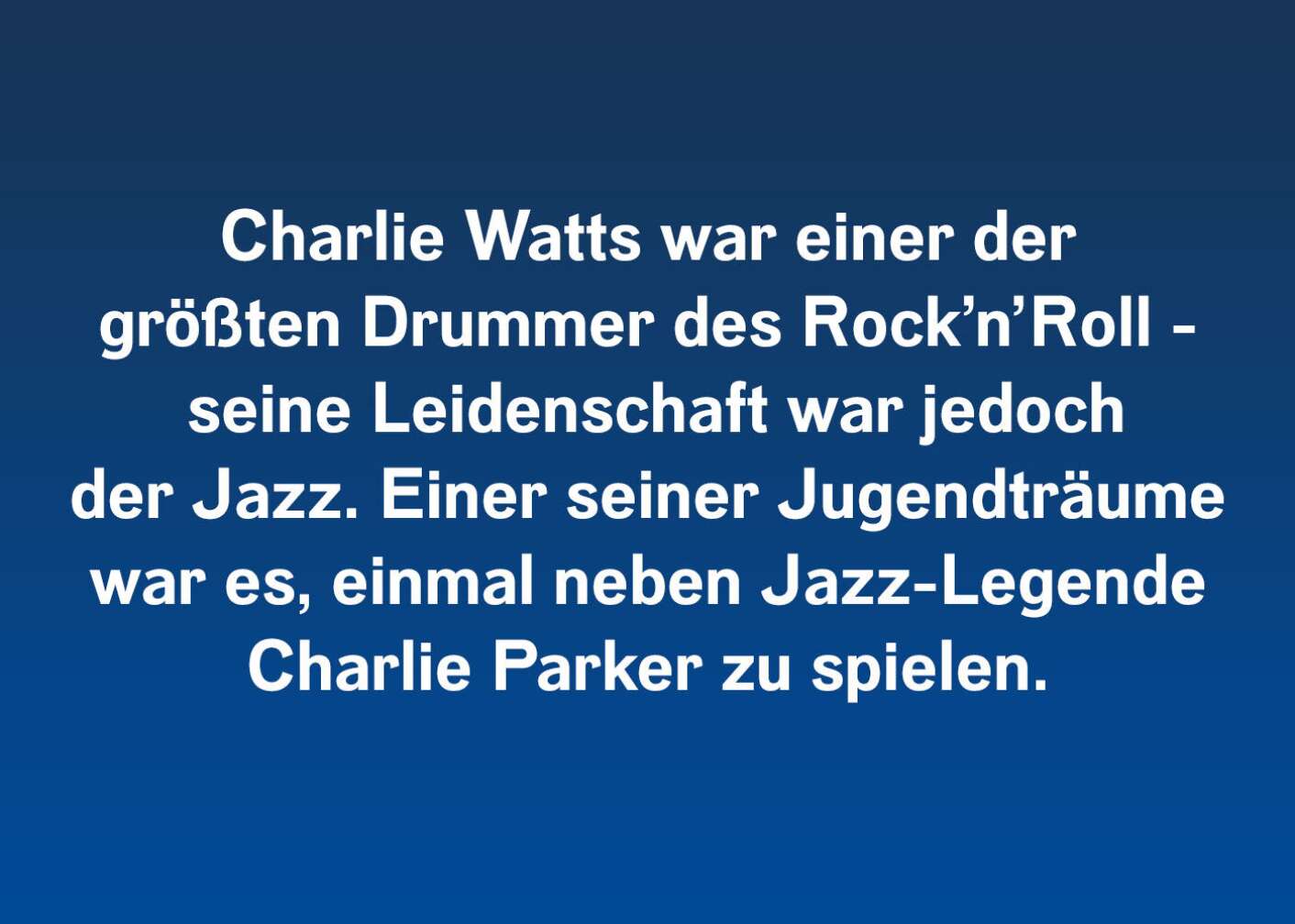 Fakten über Charlie Watts