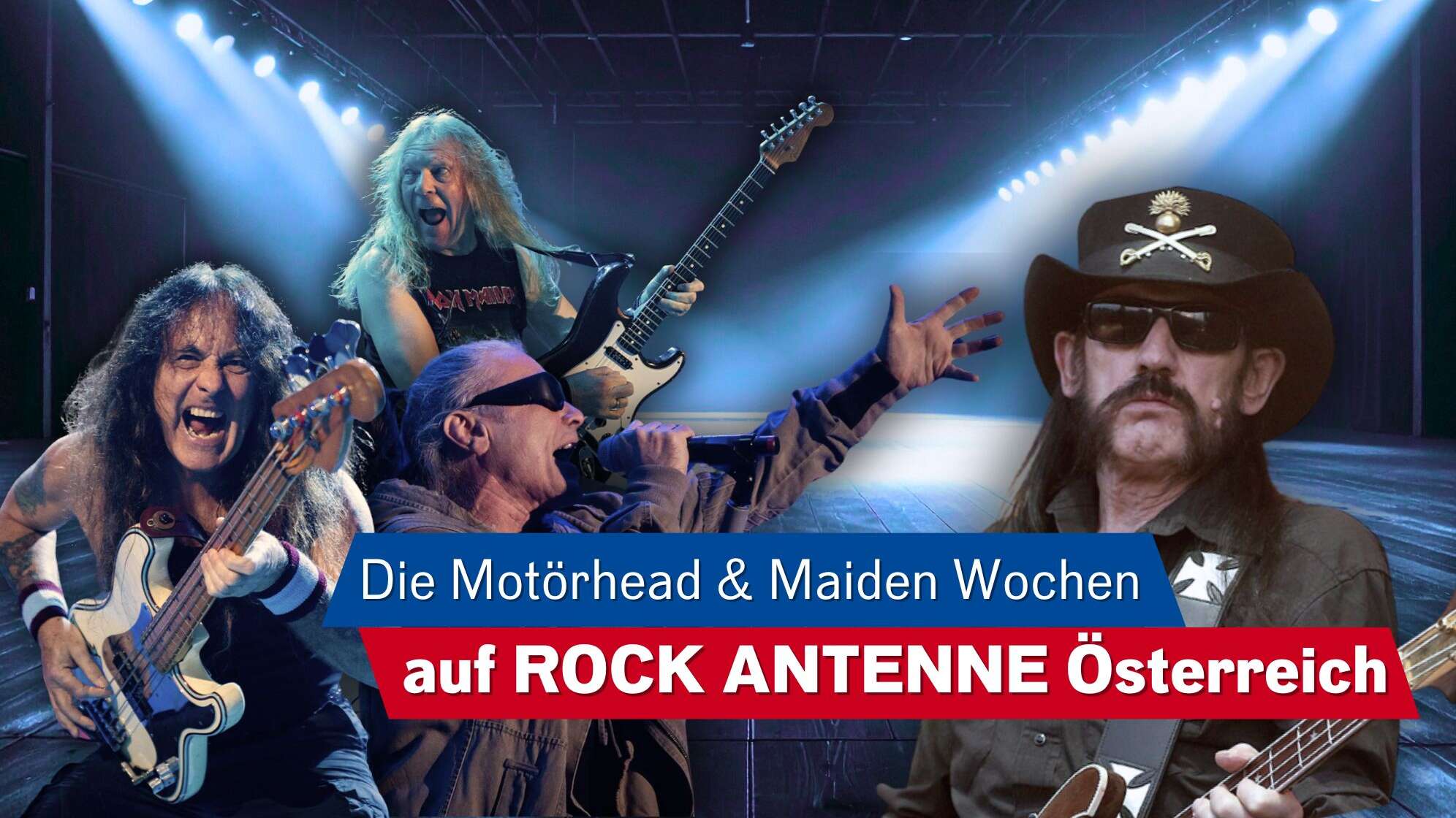 Iron Maiden und Lemmy Kilmister