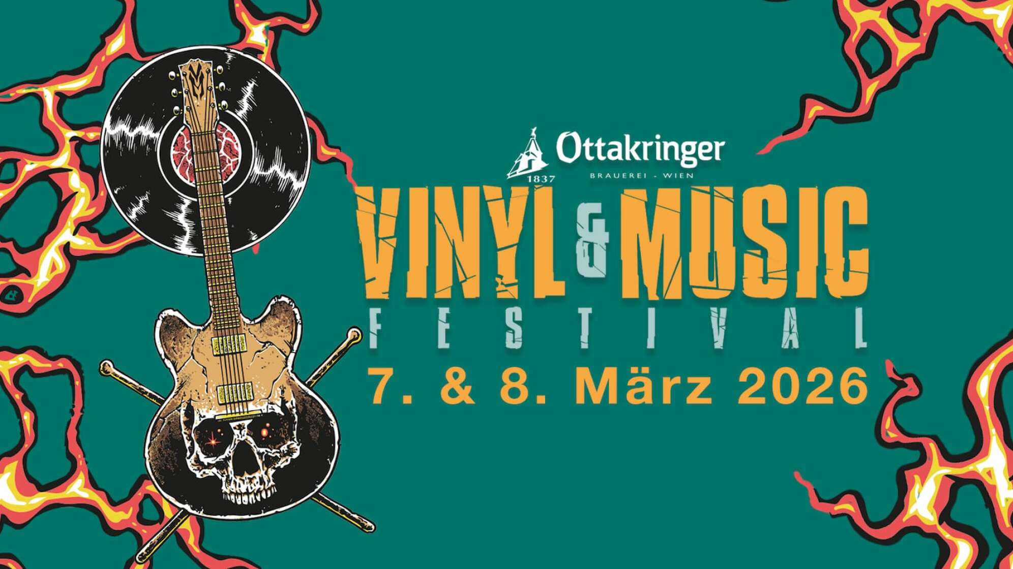das Plakat zum Vinyl & Music Festival 2026