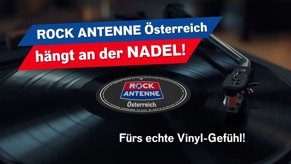 ROCK ANTENNE Österreich hängt an der Nadel – das echte Vinyl-Gefühl im Radio!