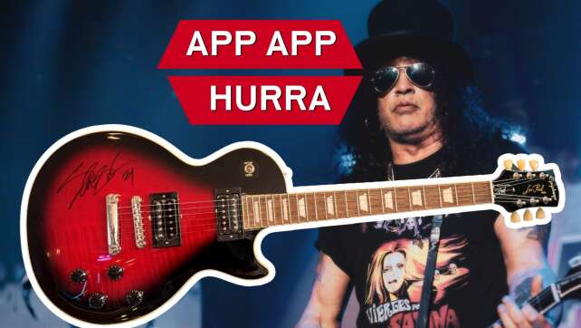 App App Hurra: Mit der ROCK ANTENNE Österreich App exklusive Slash Gitarre sichern!