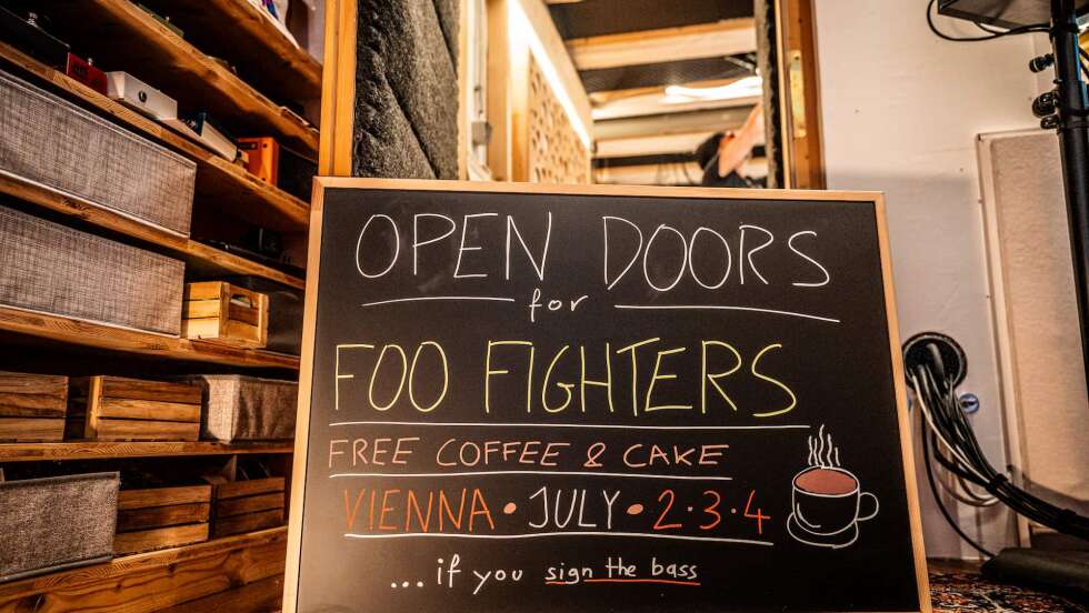 Wiener Band lädt die FOO FIGHTERS ein