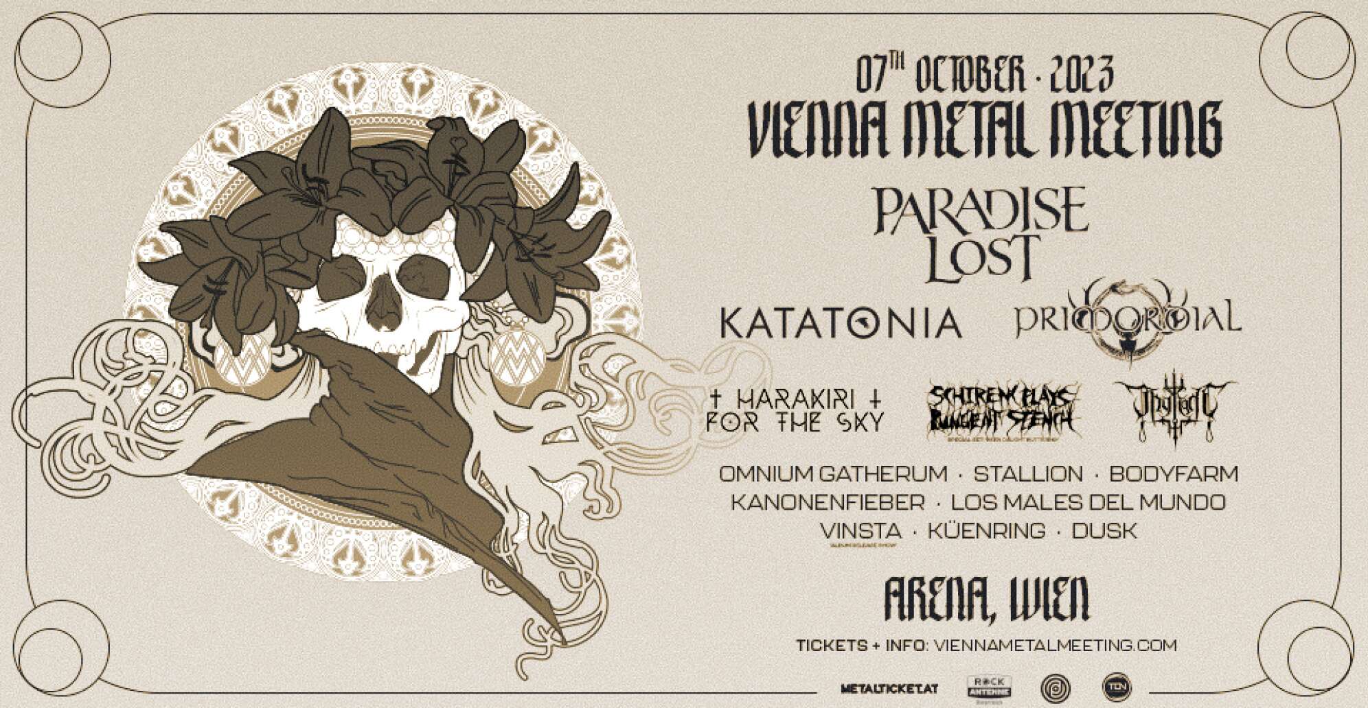 Grafik des Vienna Metal Meetings 2023