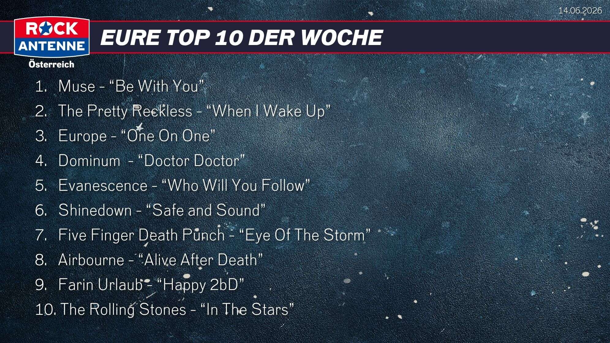 Top 10 vom 14.06.2026