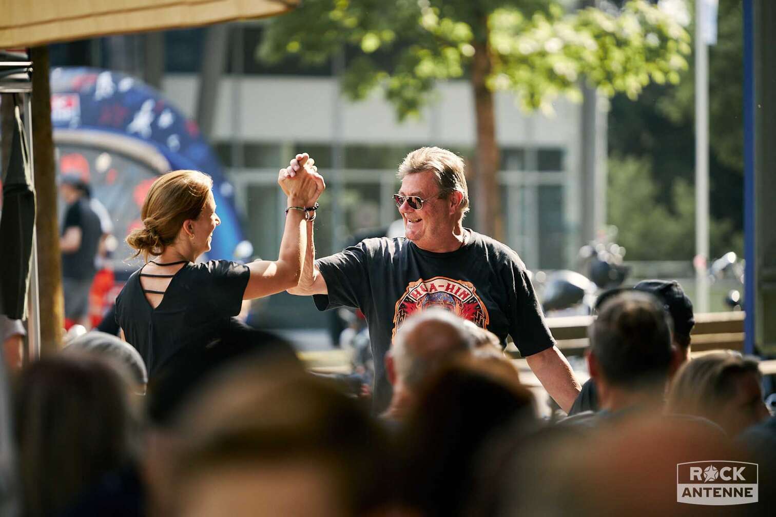 Ein Foto der ROCK ANTENNE Motorradtour 2023