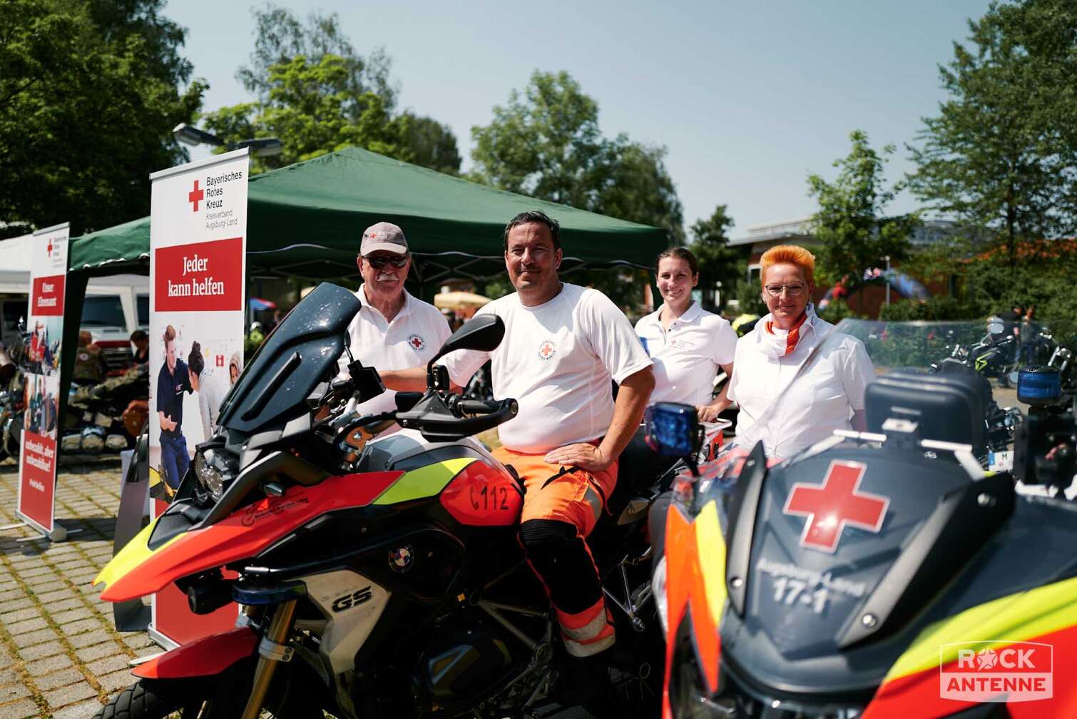 Ein Foto der ROCK ANTENNE Motorradtour 2023