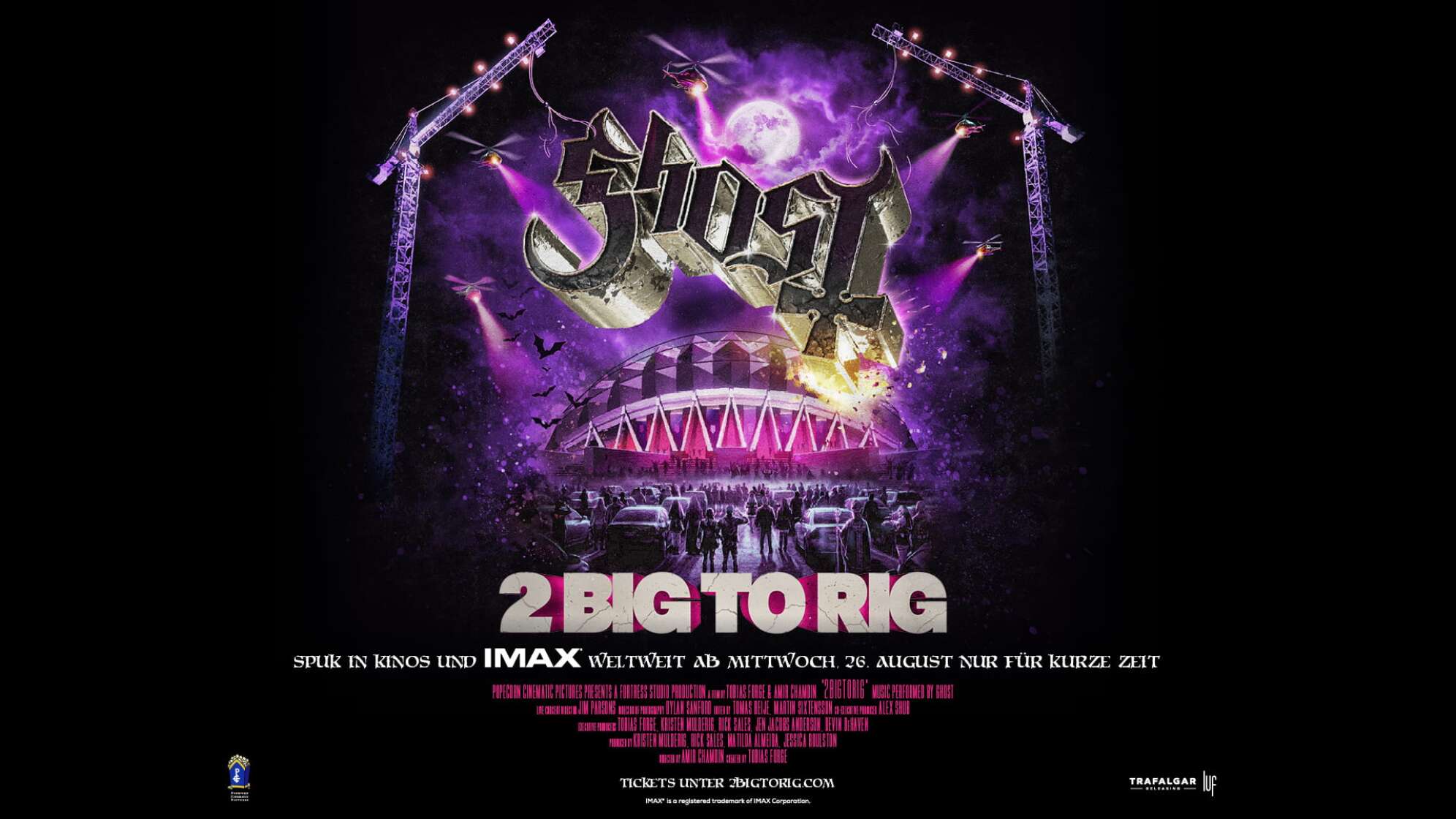 das Plakat zum Ghost-Kinofilm Too Big To Rig