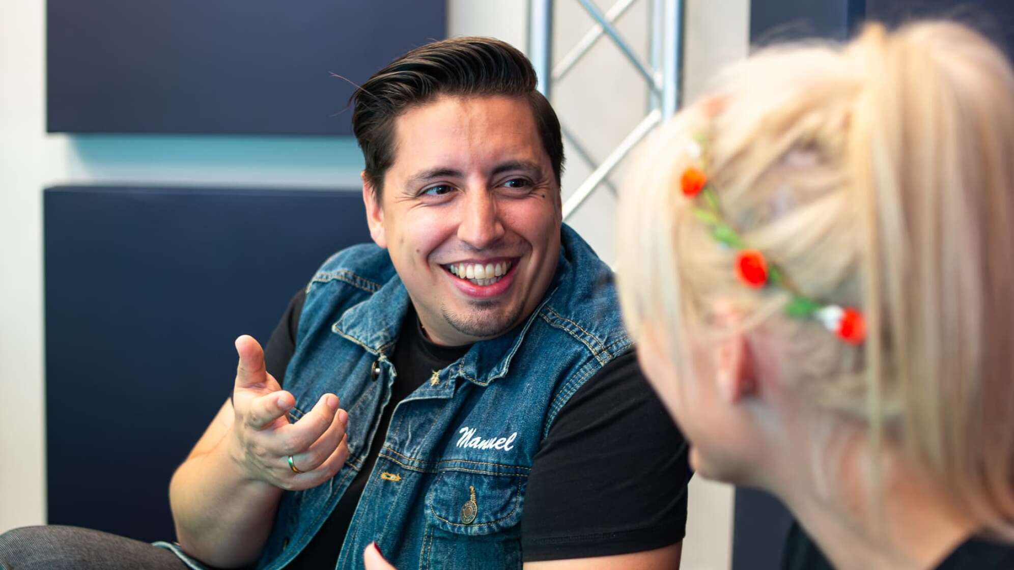 Bild von Moderator Manuel Gärtner