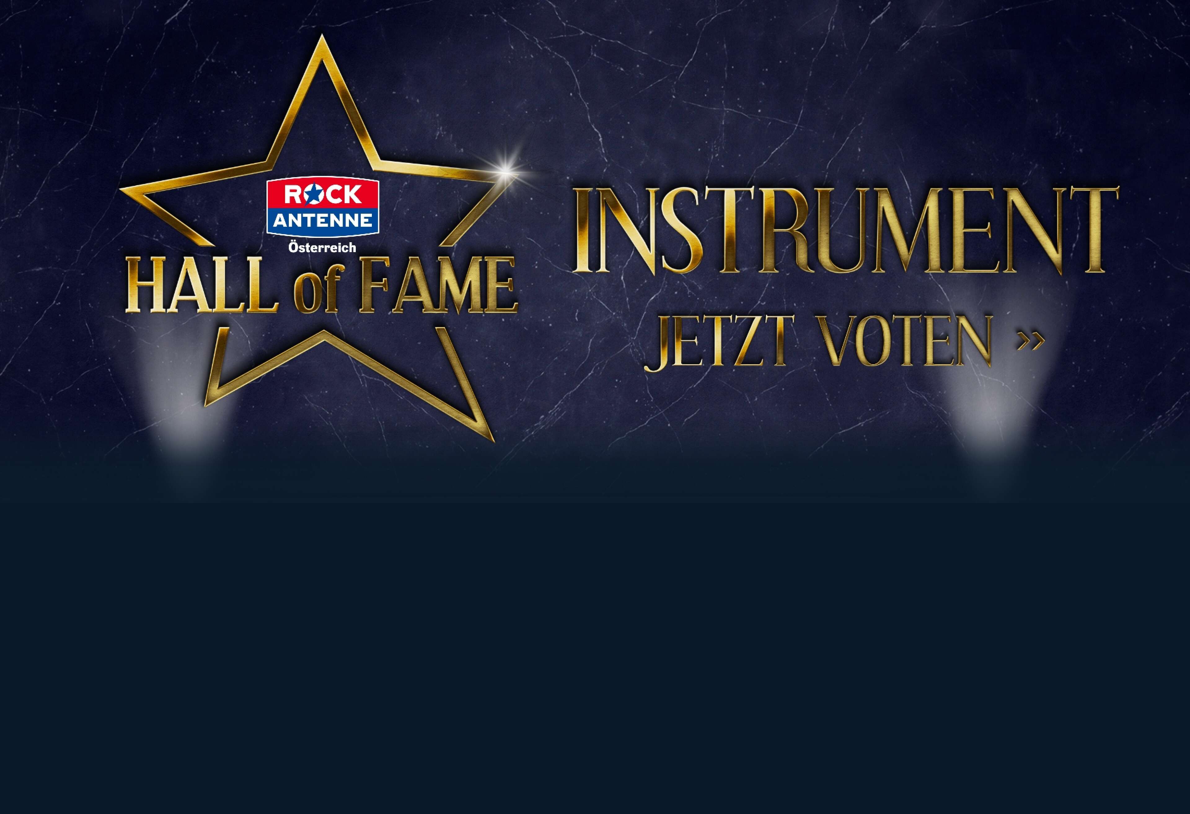 Die ROCK ANTENNE Österreich Hall of Fame Kategorie Instrument
