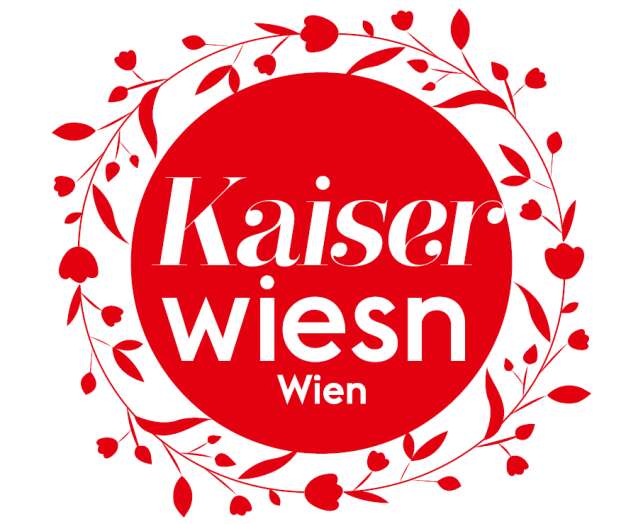 Logo von Kaiser Wiesn in rot auf weißem Hintergrund