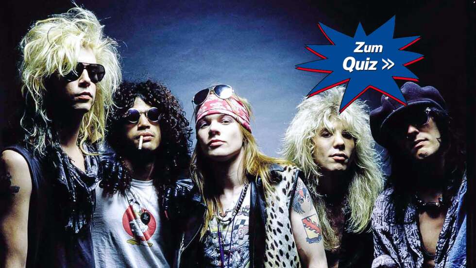 Get in the Ring: Wie gut kennst du Guns N'Roses?
