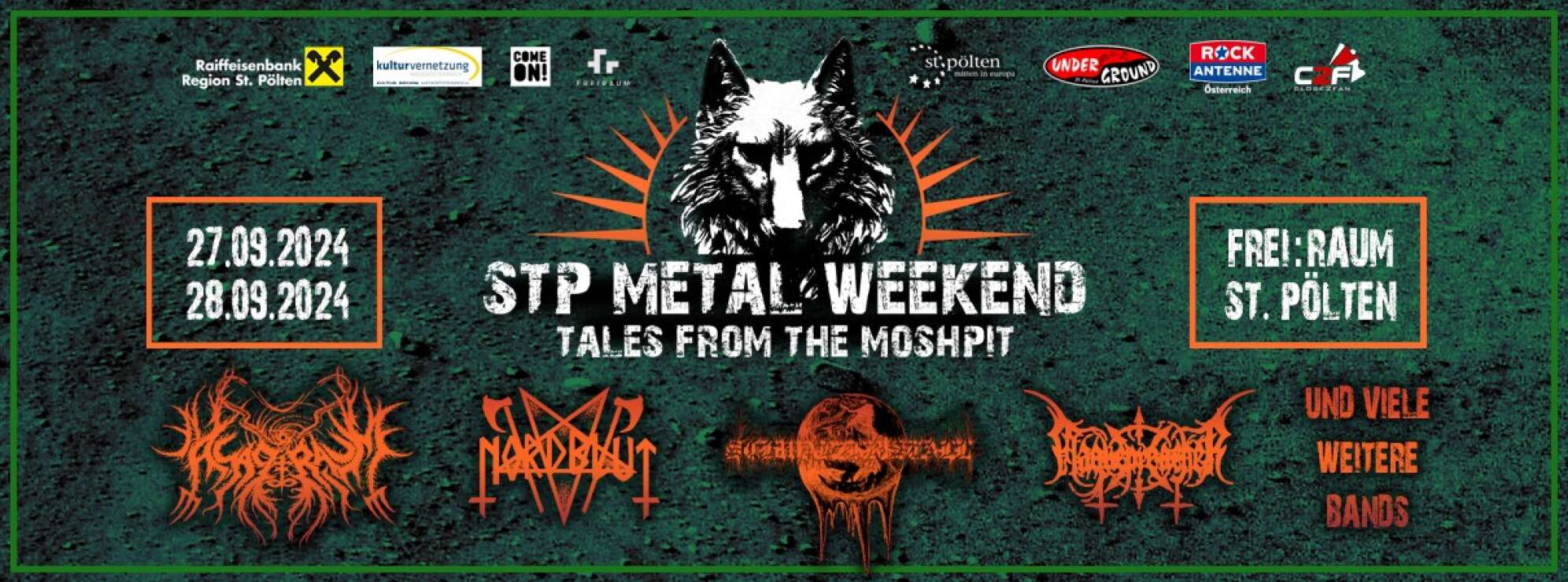 Lineup des STP Metalweekend 2024