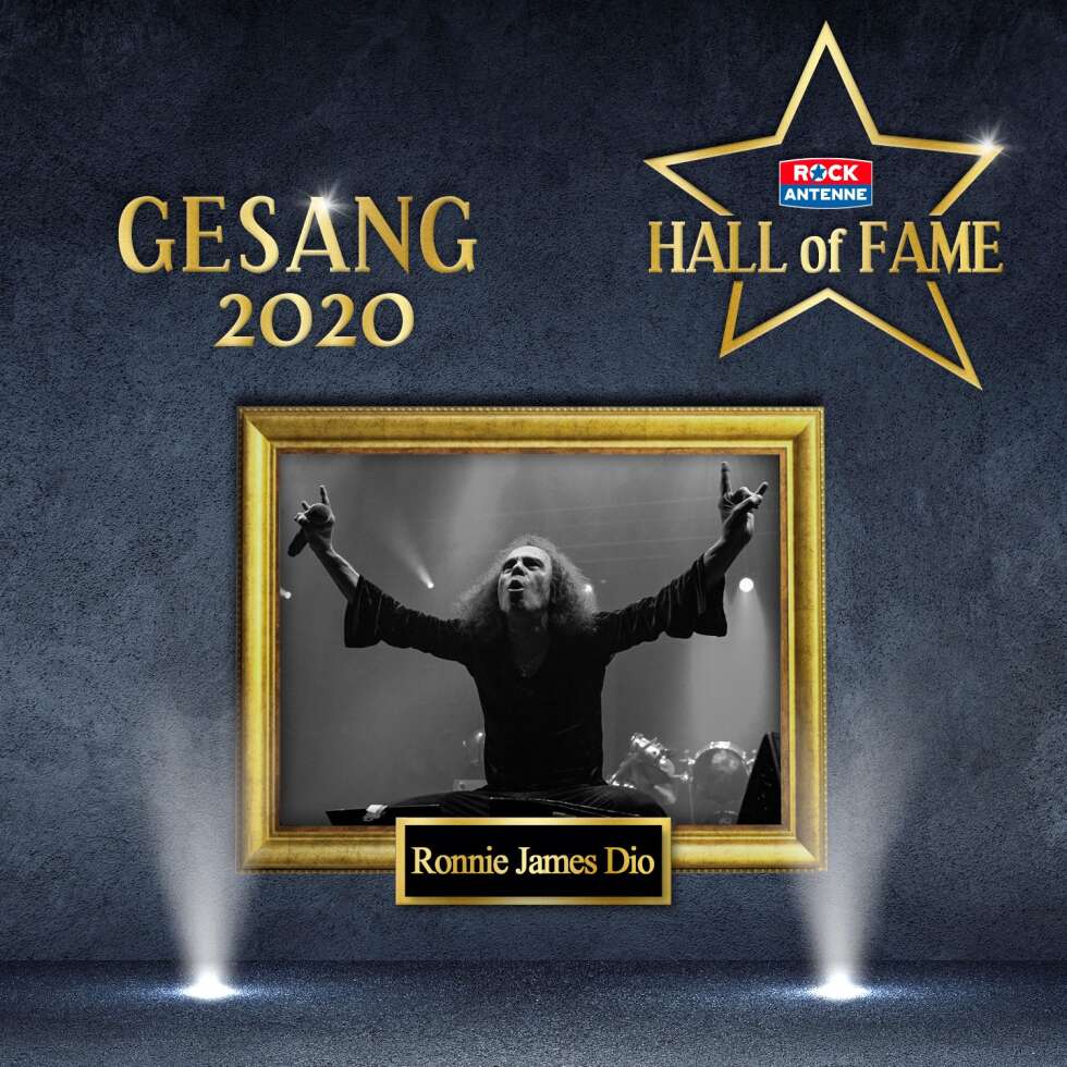 Bild der ROCK ANTENNE Hall of Fame - Gewinner Kategorie Gesang 2020: Ronnie James Dio