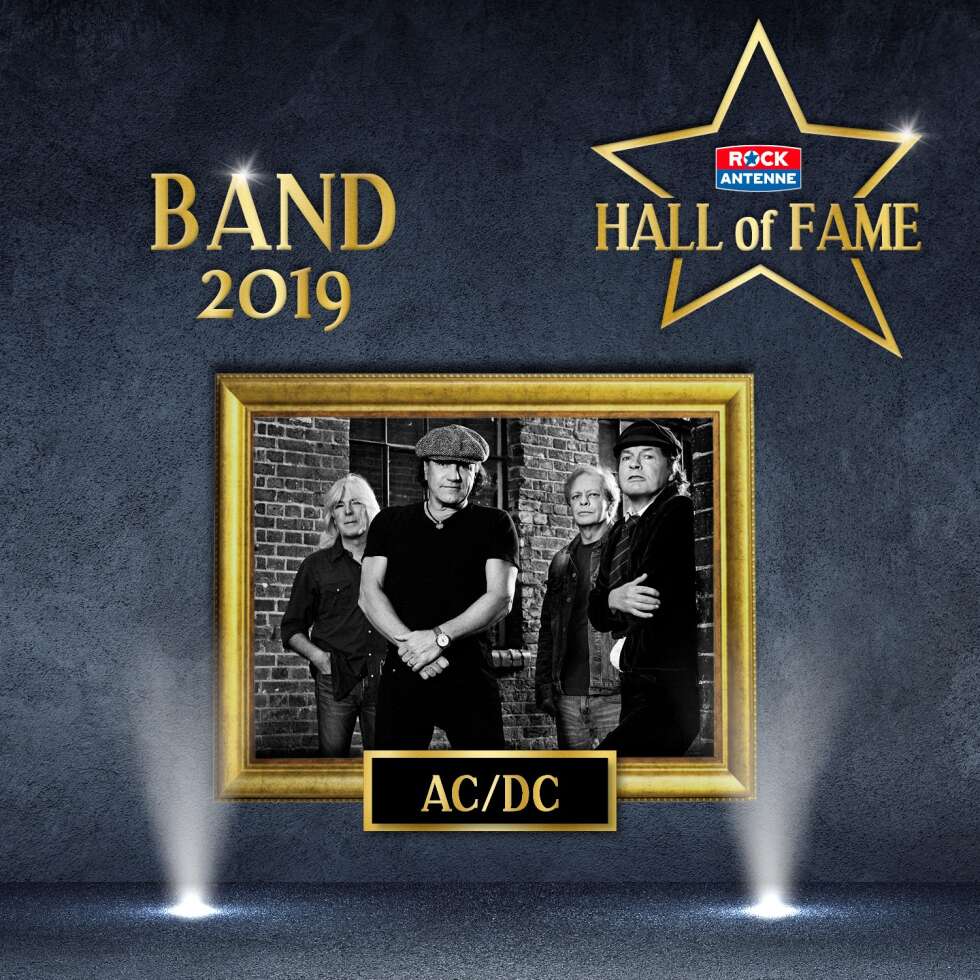 Bild der ROCK ANTENNE Hall of Fame - Gewinner Kategorie Band 2019: AC/DC