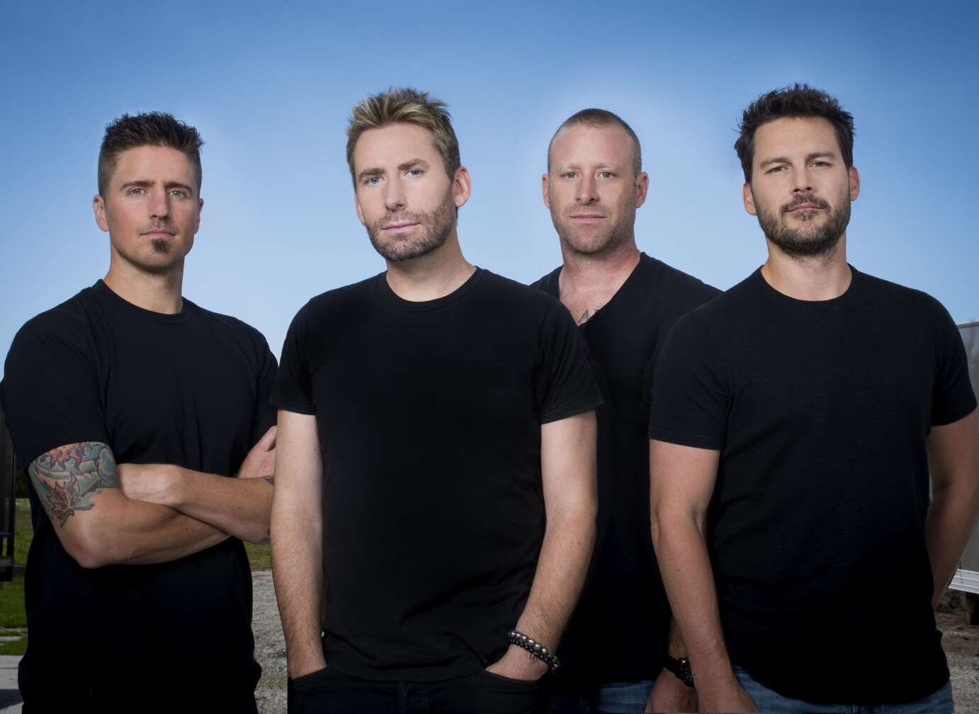 Gruppenfoto der Band Nickelback