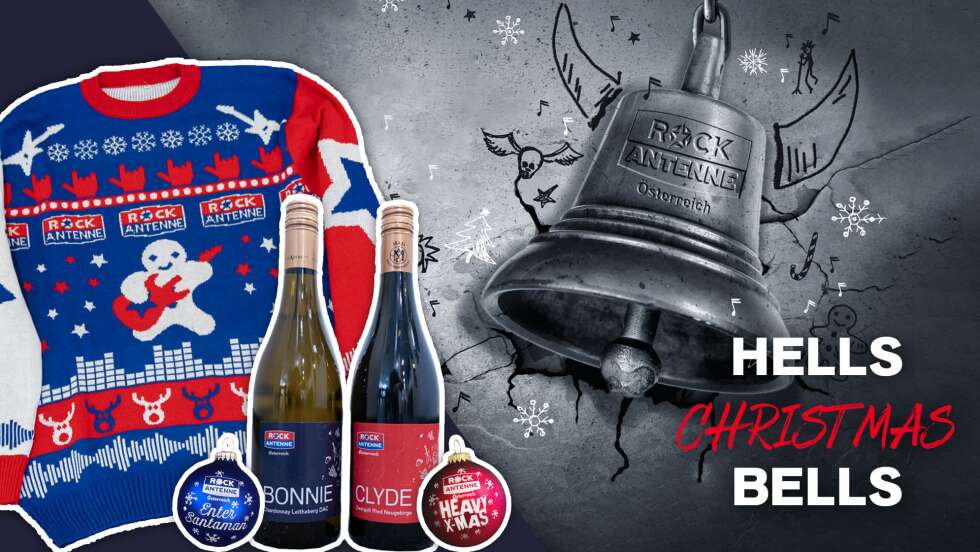 Hells Xmas Bells: Holt euch den ROCK ANTENNE Österreich Ugly Xmas Sweater!
