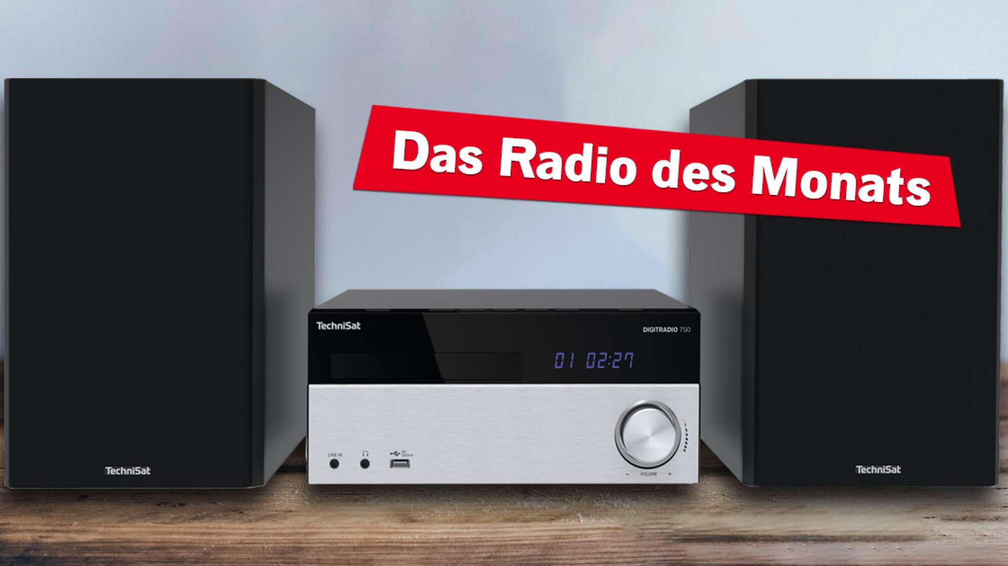 Das Radio des Monats Dezember von TechniSat - Modell Digitradio 750