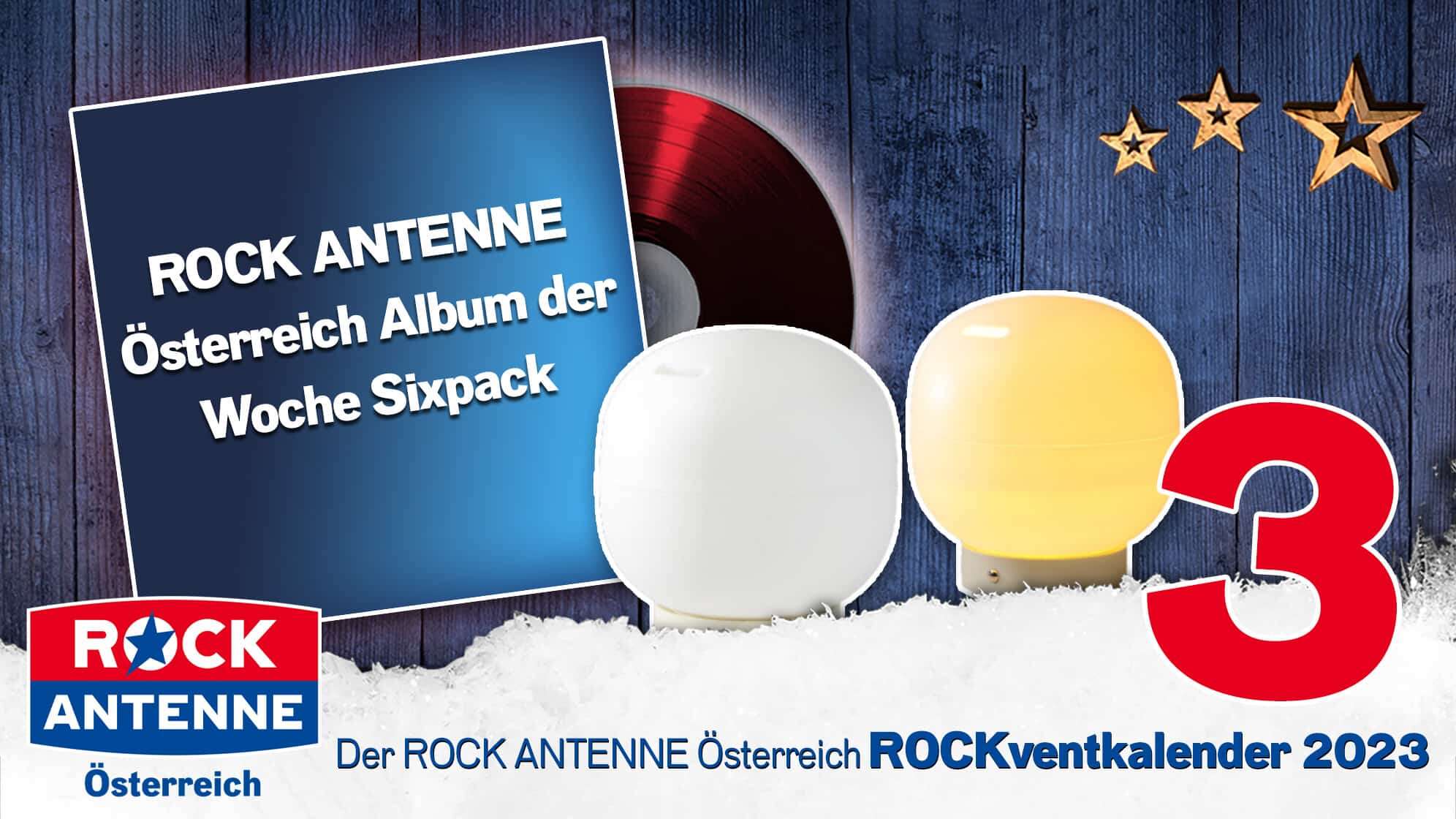 ROCK ANTENNE Österreich ROCKventskalender Türchen 4: 6 Alben der Woche des vergangenen Jahres und Technik von NABO