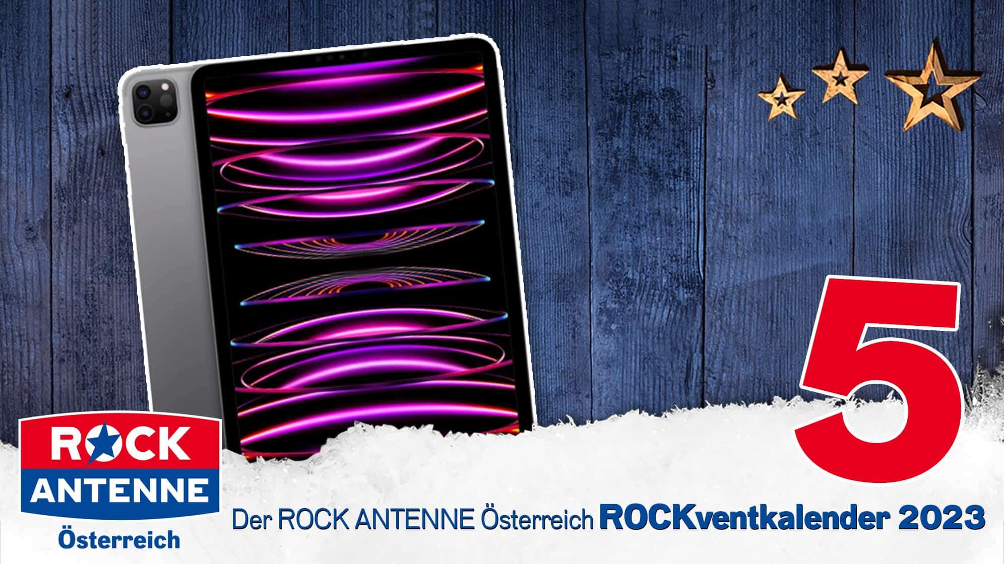 ROCK ANTENNE Österreich Rockventkalender Türchen 5: Ein iPad Pro 11