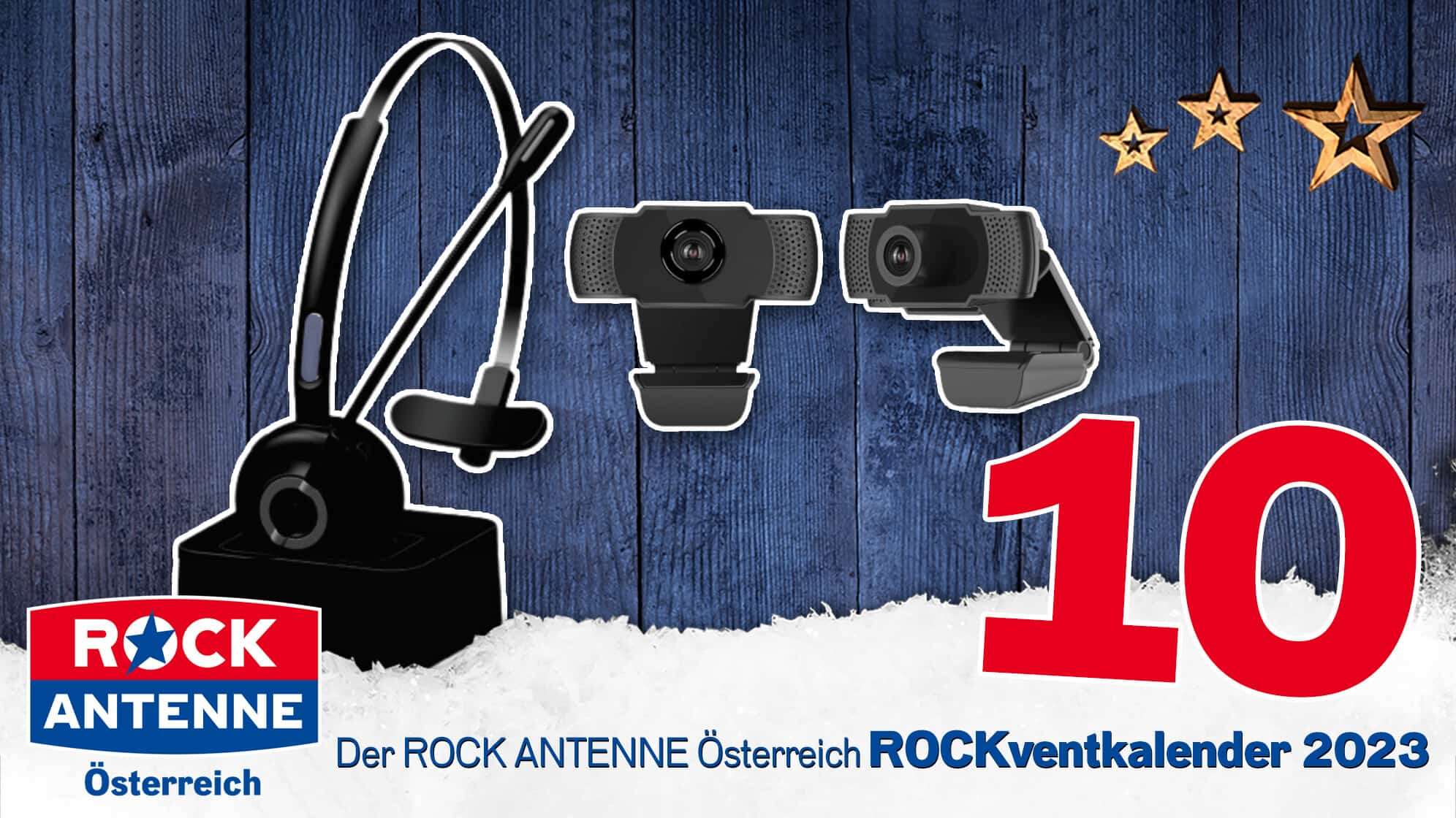ROCK ANTENNE Österreich Rockventkalender Türchen 10: Ein Headset und eine Webcam von NABO