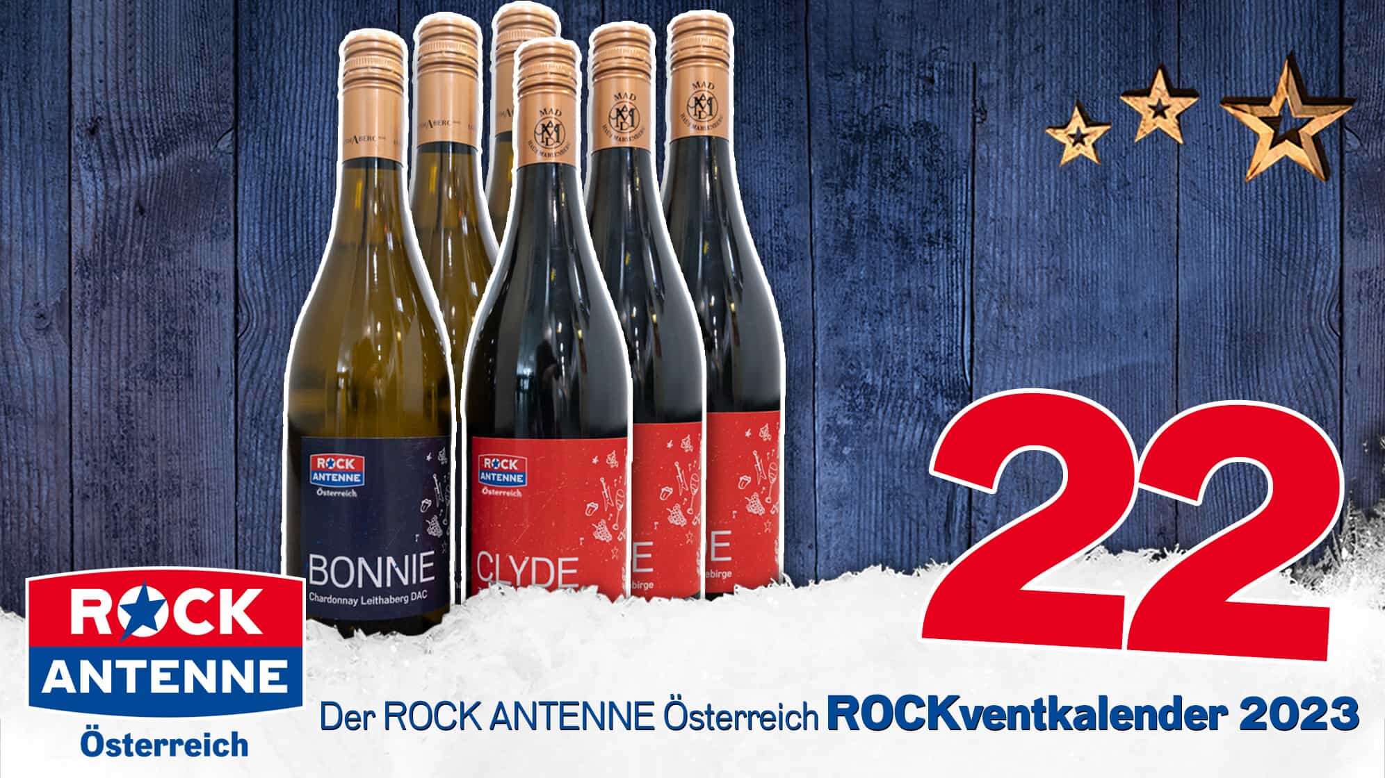 ROCK ANTENNE Österreich ROCKventkalender Türchen 22: Eine Kiste ROCK ANTENNE Österreich Wein