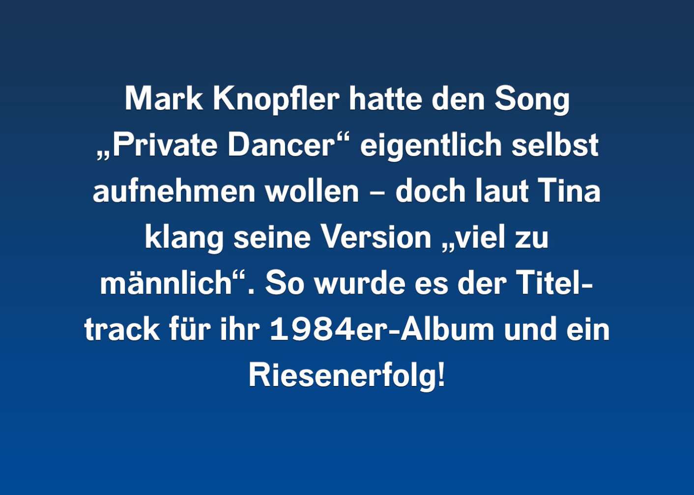 10 Fakten über Tina Turner
