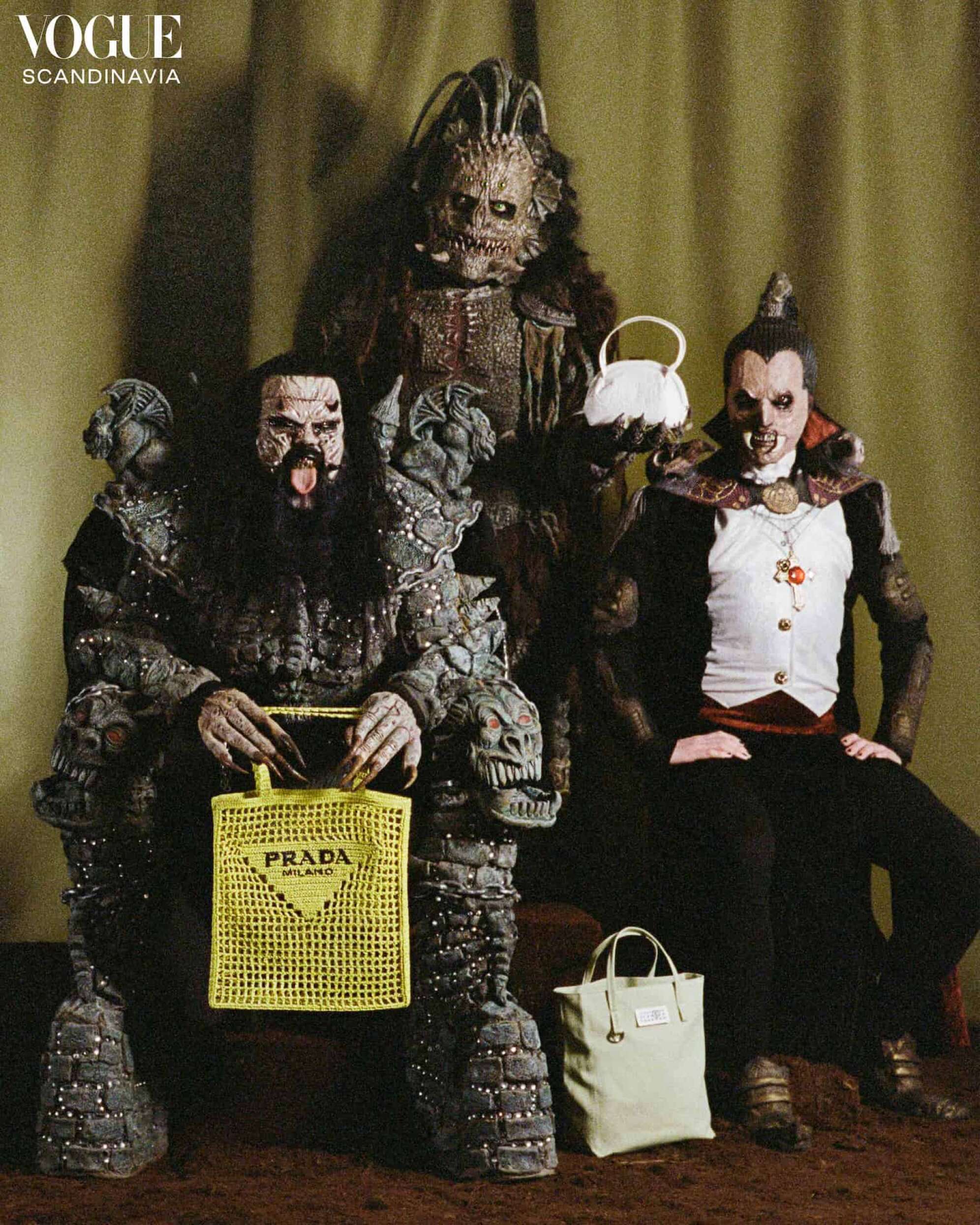 Foto von der Schockrock Band Lordi aus der Vogue Scandinavia