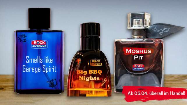 Neu ab 05.04.: Die ROCK ANTENNE Österreich Rock'n'Smell Parfum-Kollektion!