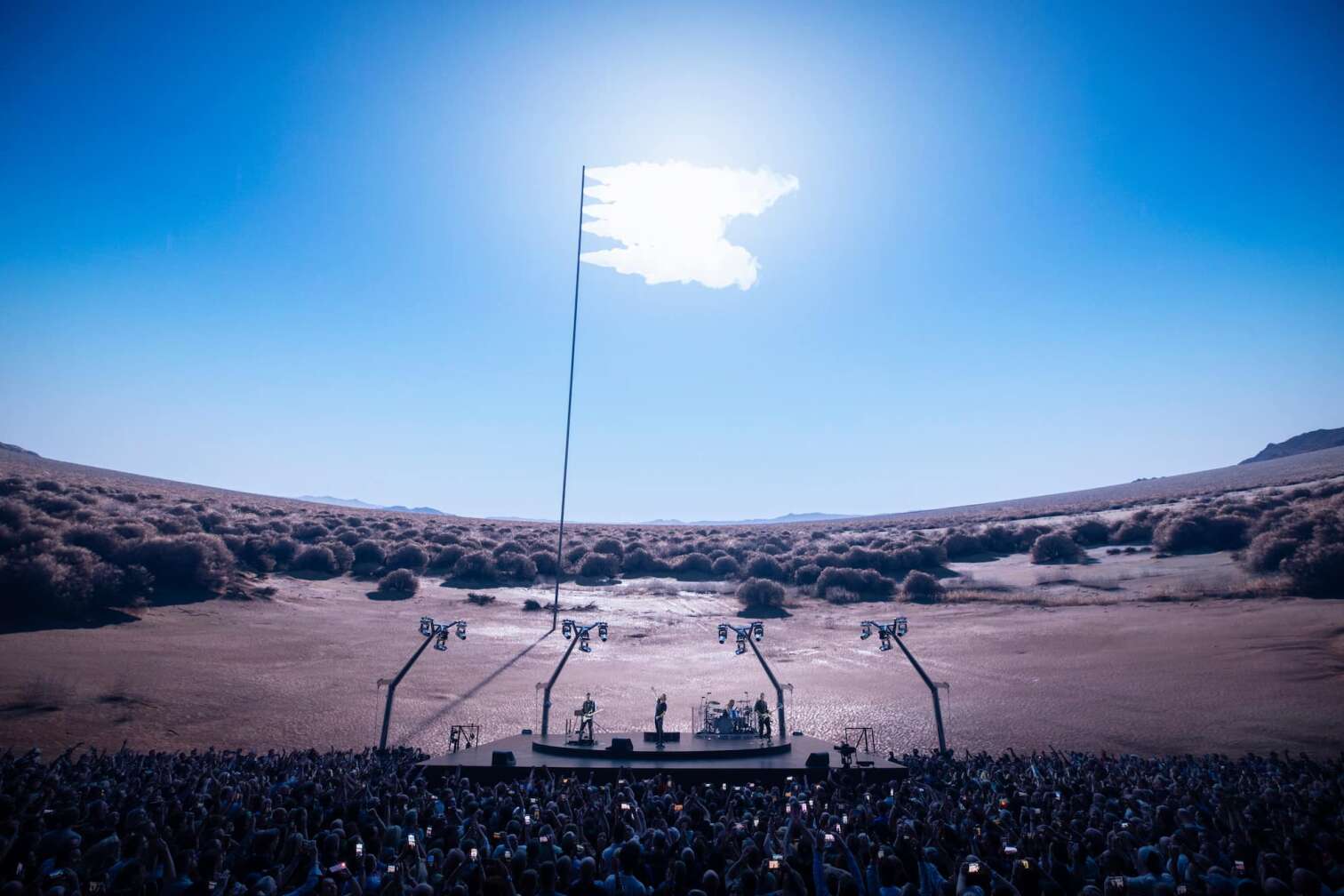 Foto des Konzerts von U2 live at The Sphere in Las Vegas