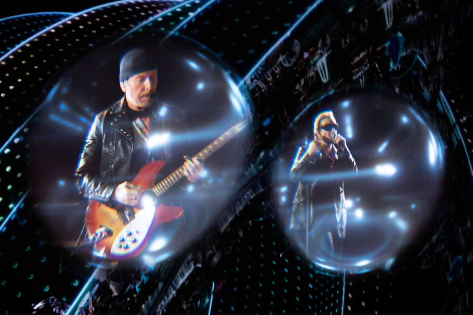 Foto des Konzerts von U2 live at The Sphere in Las Vegas