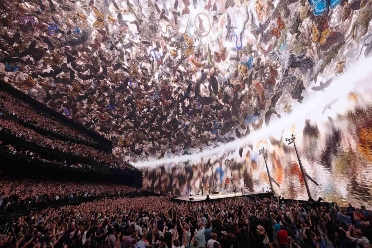 Foto des Konzerts von U2 live at The Sphere in Las Vegas