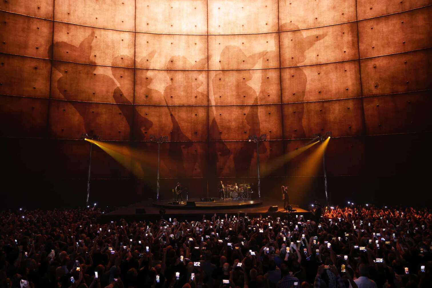 Foto des Konzerts von U2 live at The Sphere in Las Vegas