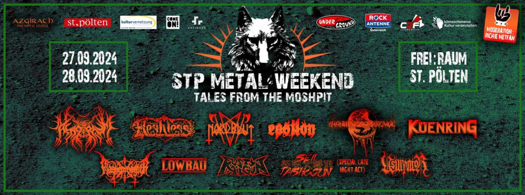 Lineup des STP Metalweekends 2024