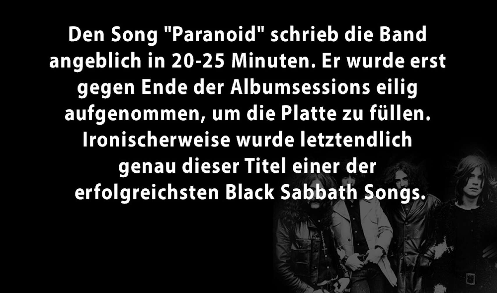 Trivia Pigs Wie Gut Kennt Ihr Black Sabbath 