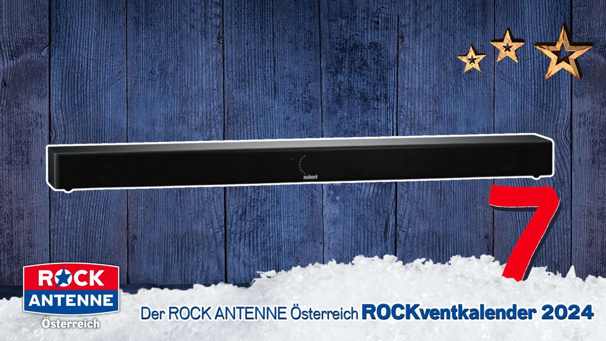 ROCK ANTENNE Österreich ROCKventskalender Türchen 7: Eine Soundbar Pro von Nubert